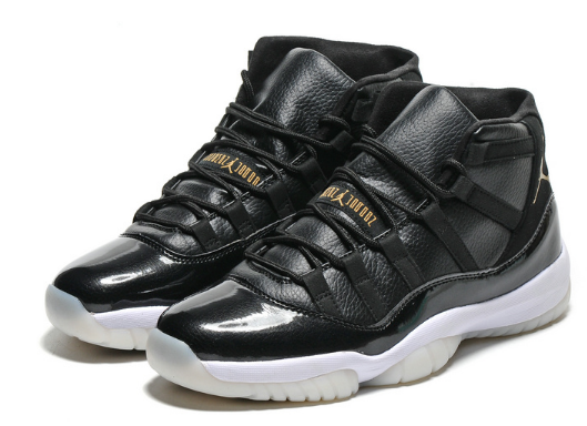 2017 Air Jordan 11 Black Gold Ray Allen Shoes